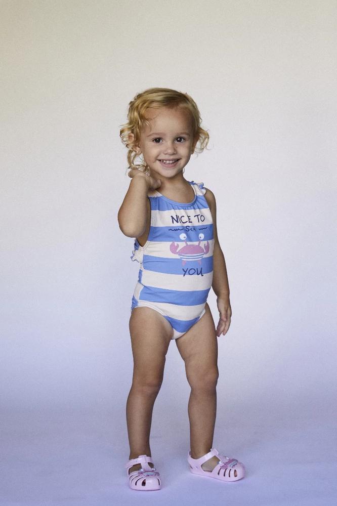 Bañador niña cangrejo