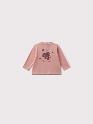 Camiseta bebe niña rosa