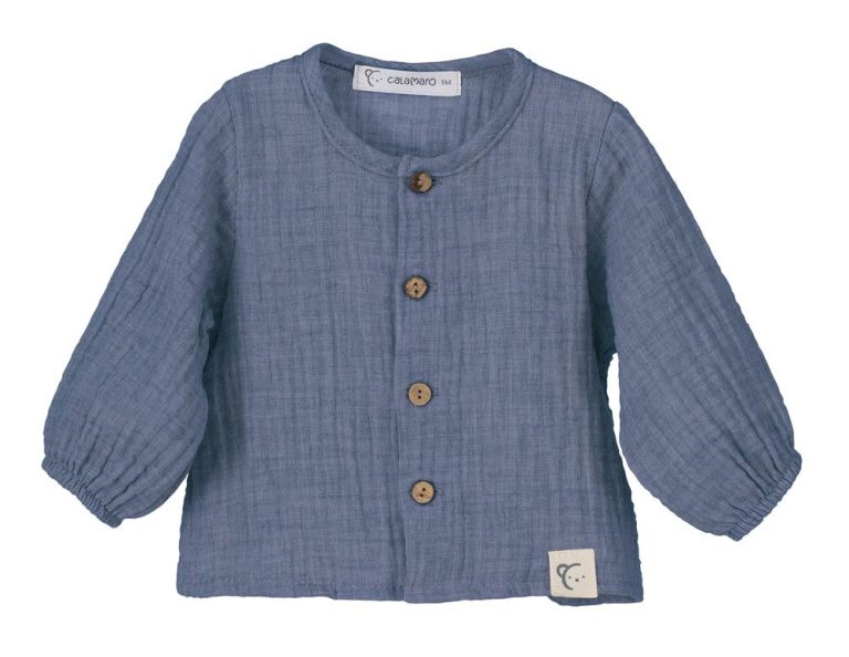 Camisa gasa puck azul