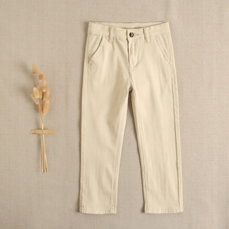 Pantalón chino de niño camel