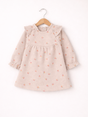 Vestido rosa florecitas