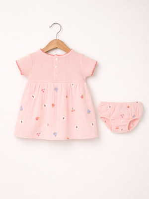 Vestido estampado flores