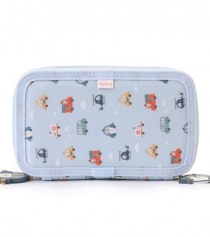 Estuche Plumier Doble City Cars