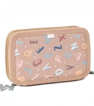 Estuche Plumier Doble Funny Letters