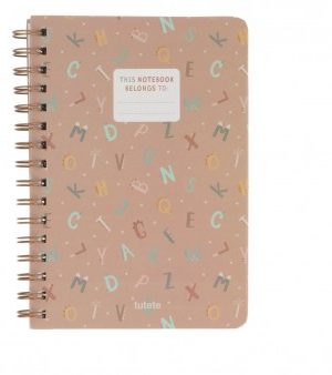 Libreta Escolar Funny Letters