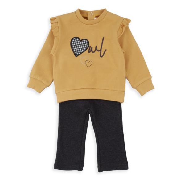Conjunto 2 piezas mostaza