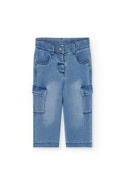 Pantalón denim niña
