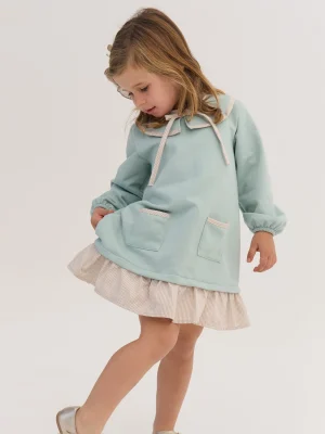 Vestido mint lacito vichy