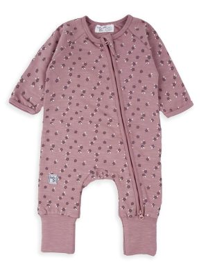 Pelele florecitas malva