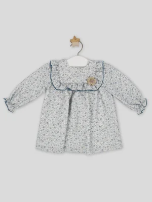 Vestido florecitas azul