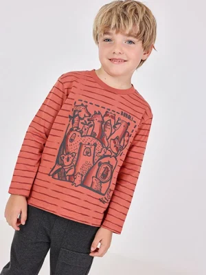 Camiseta animales teja