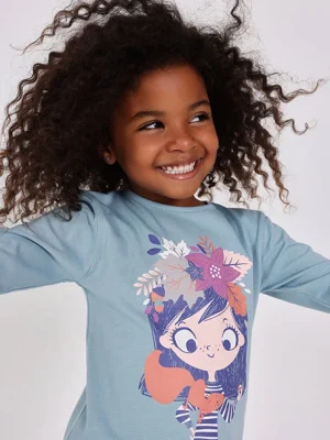 Camiseta niña flores