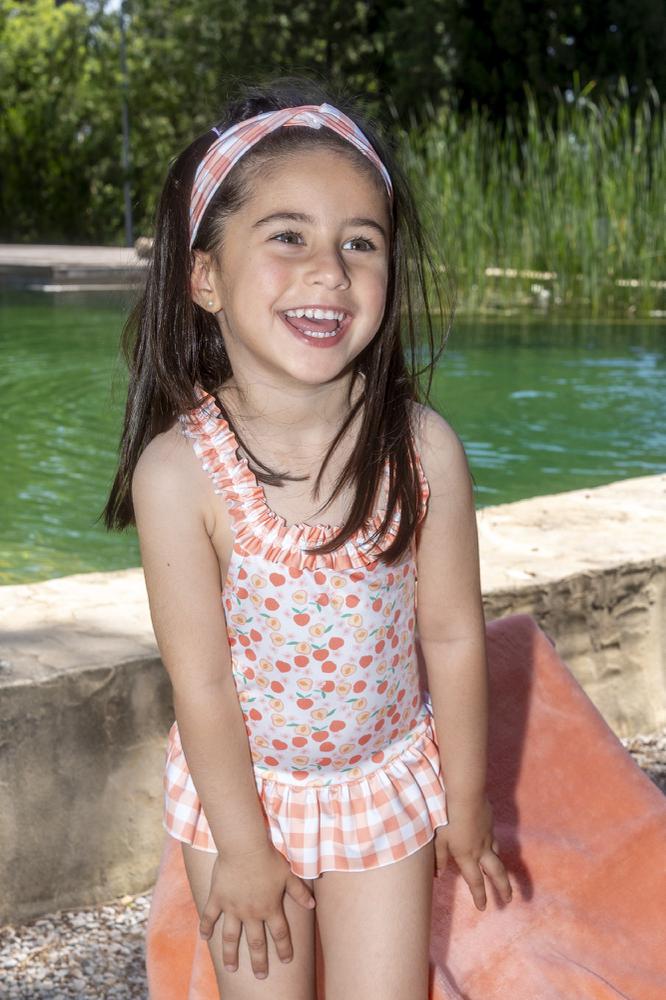 Bañador cuadros y frutas