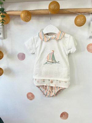 Conjunto ranita barco 