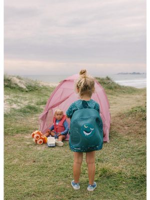 Mochila Infantil Antiarena Whale Teal