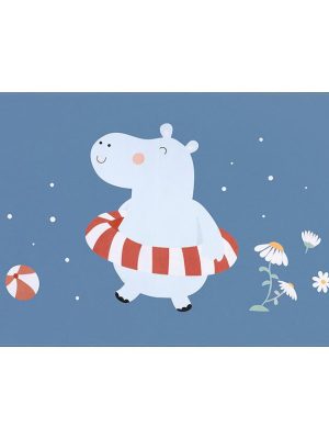 Toalla Playa Microfibra Hippos